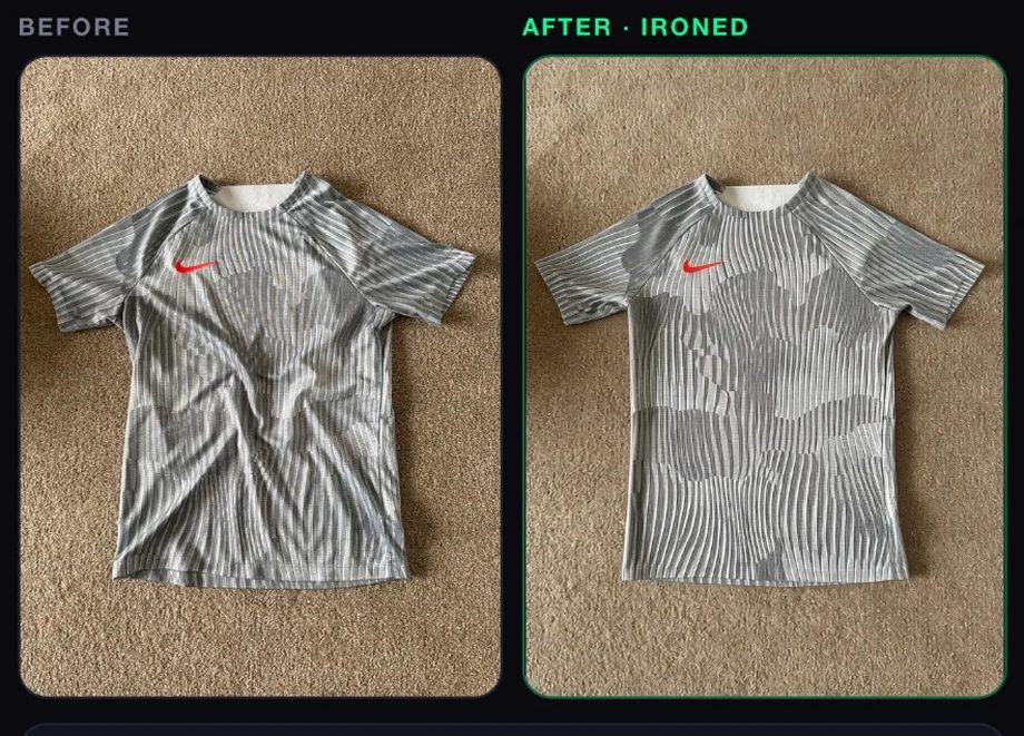 flipOS Quick List — crumpled photo ironed clean