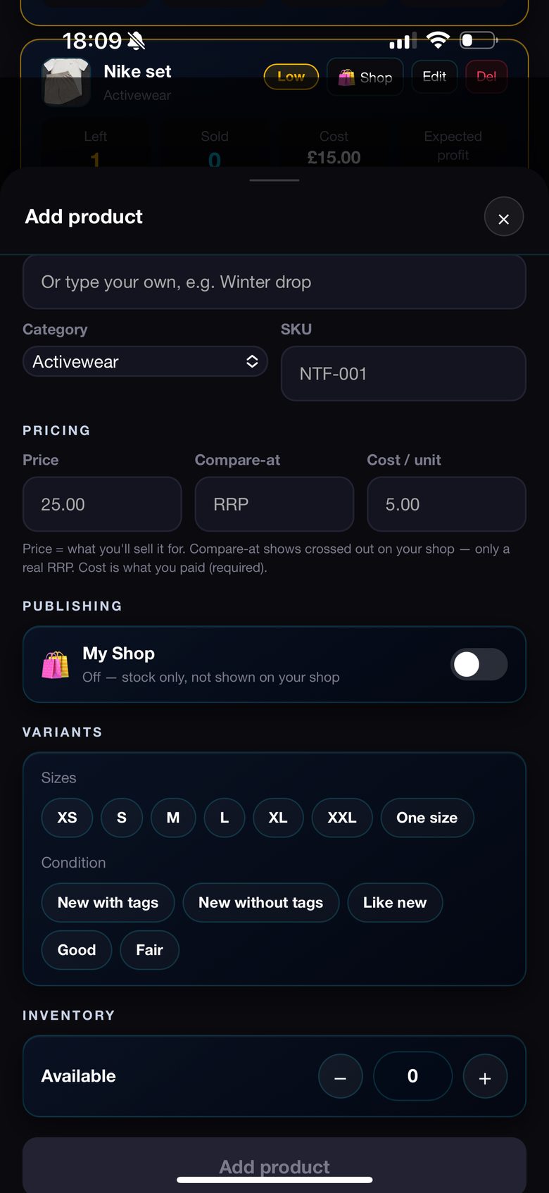 flipOS — Pricing & variants
